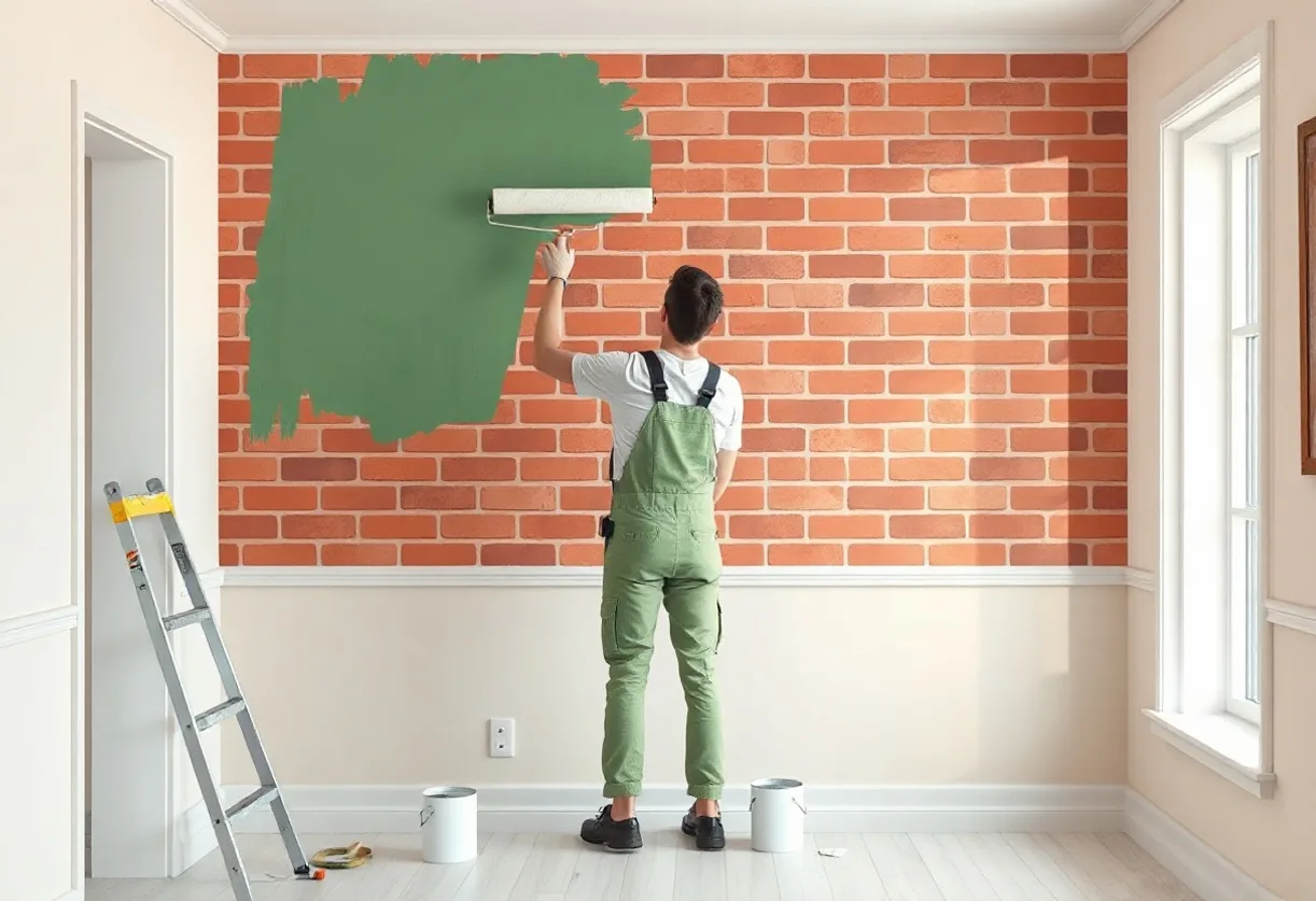 Peintre Montbrison 42600 en intervention sur un chantier